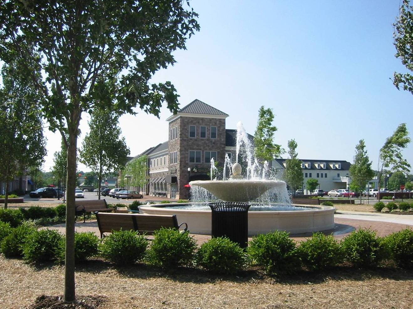 Village Center Plaza and Fountains